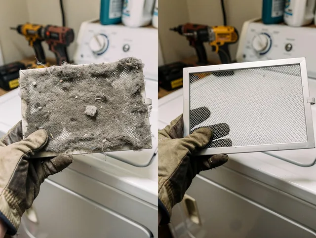 Professional lint trap cleaning by Hawaiian Gardens Dryer Vent Cleaning in Hawaiian Gardens