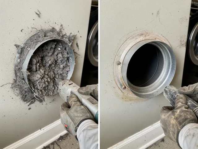 Professional clogged vent cleaning by Hawaiian Gardens Dryer Vent Cleaning in Hawaiian Gardens